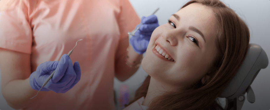 Professional teeth whitening